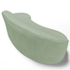 Sofá 3 Lugares Curvo Sala De Estar Living Firenze Direito D02