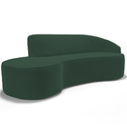 Sofá 3 Lugares Curvo Sala De Estar Living Firenze Direito D02