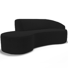 Sofá 3 Lugares Curvo Sala De Estar Living Firenze Direito D02