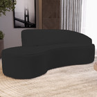 Sofá 3 Lugares Curvo Sala De Estar Living Firenze Direito D02