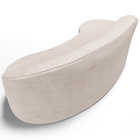 Sofá 3 Lugares Curvo Sala De Estar Living Firenze Direito D02