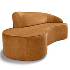 Sofá 3 Lugares Curvo Sala De Estar Living Firenze Direito D02