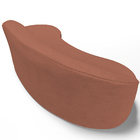 Sofá 3 Lugares Curvo Sala De Estar Living Firenze Direito D02