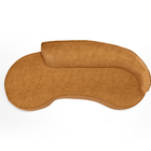 Sofá 3 Lugares Curvo Sala De Estar Living Firenze Direito D02