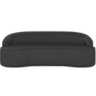 Sofá 3 Lugares Curvo Sala De Estar Living Lótus D02 Corino Pr