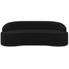 Sofá 3 Lugares Curvo Sala De Estar Living Lótus D02 Veludo Pr