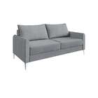 Sofá 3 Lugares Davos Cinza Sofá Go