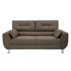 Sofá 3 Lugares Denver Suede Bege