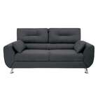 Sofá 3 Lugares Denver Suede Grafite