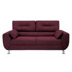 Sofá 3 Lugares Denver Suede Vinho