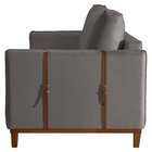 Sofá 3 Lugares Dubai Bouclê 1,96m  Cinza