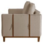 Sofá 3 Lugares Dubai Bouclê 2,16m  Bege