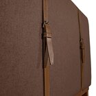 Sofá 3 Lugares Dubai Bouclê 2,36m  Marrom