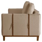 Sofá 3 Lugares Dubai Linho 1,96m  Bege