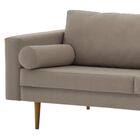 Sofá 3 Lugares Dylan 190cm Linho Bege - Daf Mobiliário