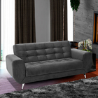 Sofá 3 Lugares Egito-phormatta - Cinza