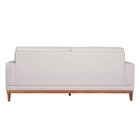 Sofá 3 Lugares Em Linho Cronus Bege