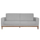 Sofá 3 Lugares Em Linho Cronus Cinza