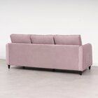 Sofá 3 Lugares Em Veludo Orquídea Cabecasa Madeiraoriginals R