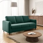 Sofá 3 Lugares Em Veludo Orquídea Cabecasa Madeiraoriginals V