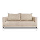 Sofá 3 Lugares Eros Linho Bouclê Bege 200 Cm