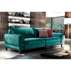 Sofá 3 Lugares Esmeralda em Veludo 2,04m Apus