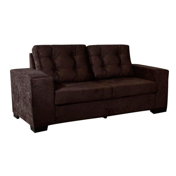 Sofá 3 Lugares Estrutura De Pinus E Eucalipto Maceio Finezzi