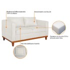 Sofa 3 Lugares Europa 180cm Estilo Conforto E Elegancia Boucl