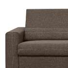 Sofá 3 Lugares Evidence Suede Marrom 200 Cm