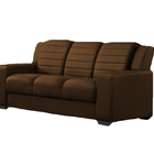 Sofá 3 Lugares Fendi Em Veludo 1,92m Siza