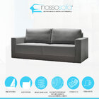 Sofá 3 Lugares Fixo 170 Cm Mola Ensacada D26 Moderno Dublin V