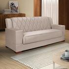 Sofá 3 Lugares Fixo Interior Madeira Silvaflex Sofá Supremo