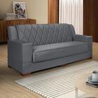 Sofá 3 Lugares Fixo Interior Madeira Silvaflex Sofá Supremo