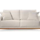 Sofá 3 Lugares Fixo Living Bellagio Linho  Offwhite 01t 2,3m