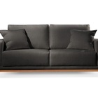 Sofá 3 Lugares Fixo Living Bellagio Linho Preto 12t 2,1m