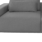 Sofá 3 Lugares Fixo Living Com Braço Divisor De Ambiente Esqu