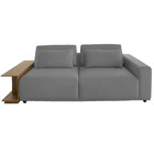 Sofá 3 Lugares Fixo Living Com Braço Divisor De Ambiente Esqu