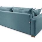 Sofá 3 Lugares Fixo Living Hotello Linho Azul 2m