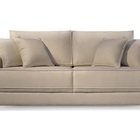 Sofá 3 Lugares Fixo Living Hotello Linho Bege 06t 2m