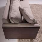 Sofá 3 Lugares Gales 230 Cm Soft Marrom Claro