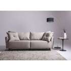 Sofá 3 Lugares Gales 230 Cm Soft Marrom Claro