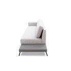 Sofá 3 Lugares Game Linho Bege Living Contemporâneo Neo Mescl