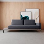 Sofá 3 Lugares Game Living Contemporâneo Cinza Claro/cinza Ch