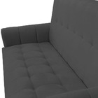 Sofá 3 Lugares Golden Suede Grafite  - D'classe Decor