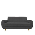 Sofá 3 Lugares Golden Suede Grafite  - D'classe Decor