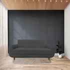 Sofá 3 Lugares Golden Suede Grafite  - D'classe Decor