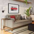 Sofá 3 Lugares Henderson Suede Bege