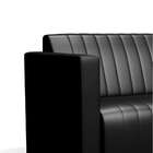 Sofá 3 Lugares Hermes Preto