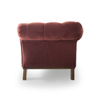 Sofá 3 Lugares Império Veludo Base De Madeira - D'rossi - Vel