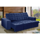 Sofá 3 Lugares Itália Plus 2,10m Retrátil, Reclinável, Com 2